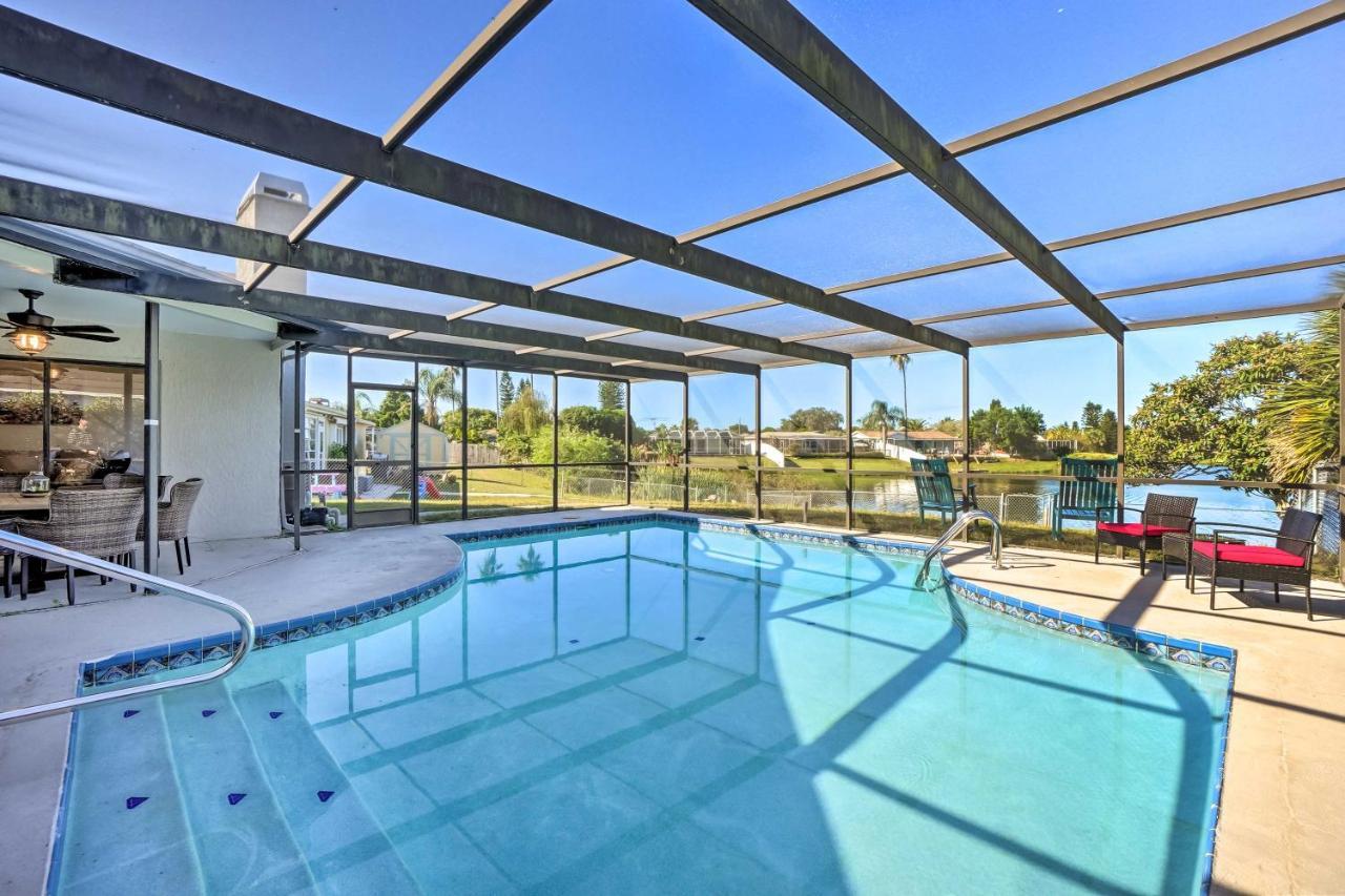 Waterfront Port Richey House With Heated Pool! Villa Dış mekan fotoğraf